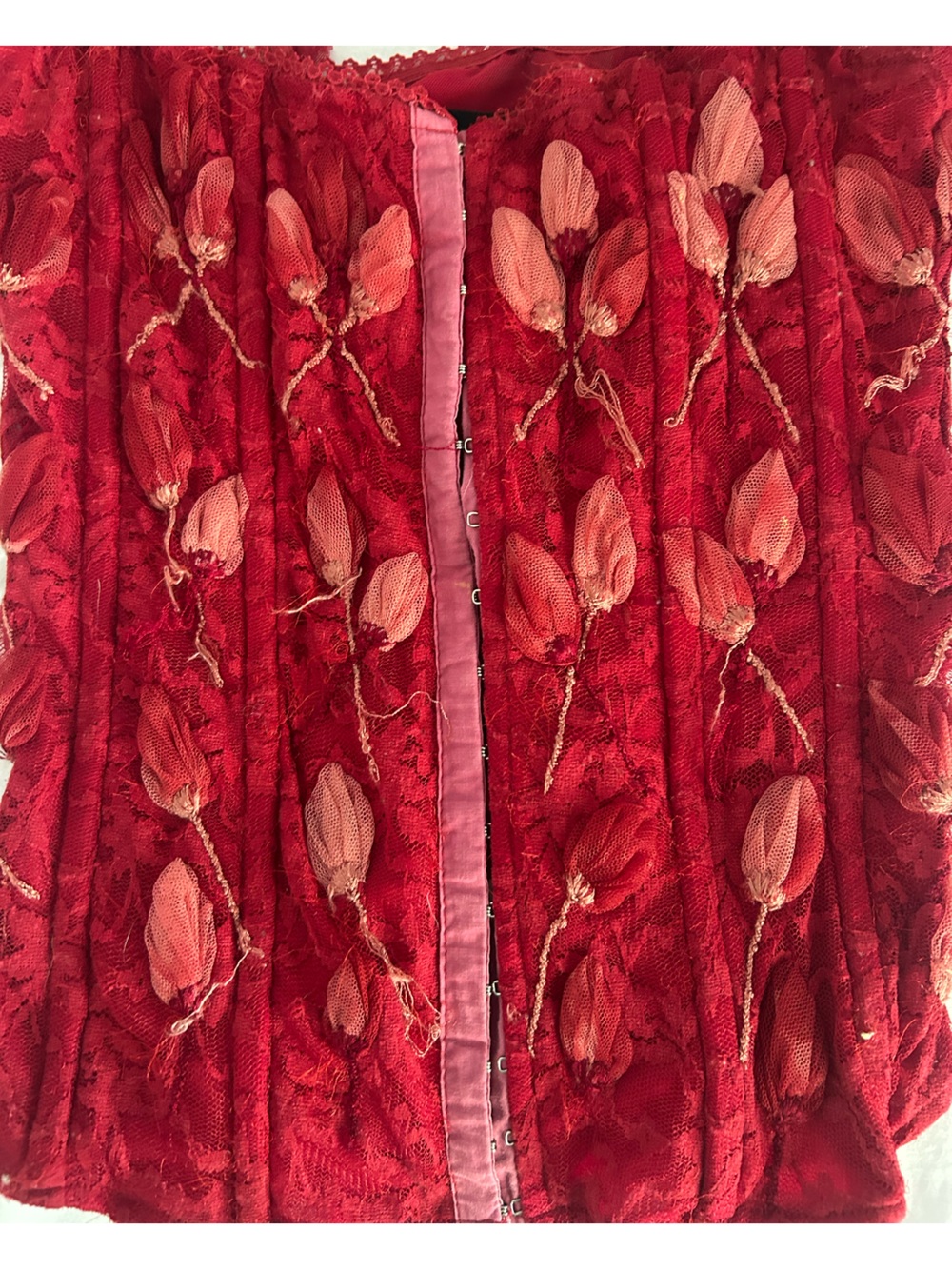 Archival Rare Bebe Floral Corset - Picture 2 of 8